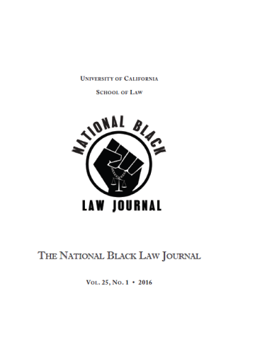Cover of National Black Law Journal